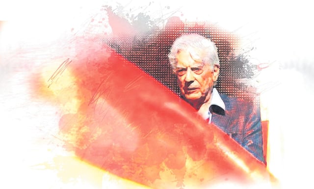 Iustración: Mario Vargas Llosa.