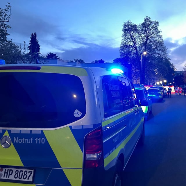Die Polizei ist in Bad Nauheim im Einsatz