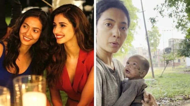 Disha Patani's sister Khushboo Patani rescued an abandoned infant in Bareilly.