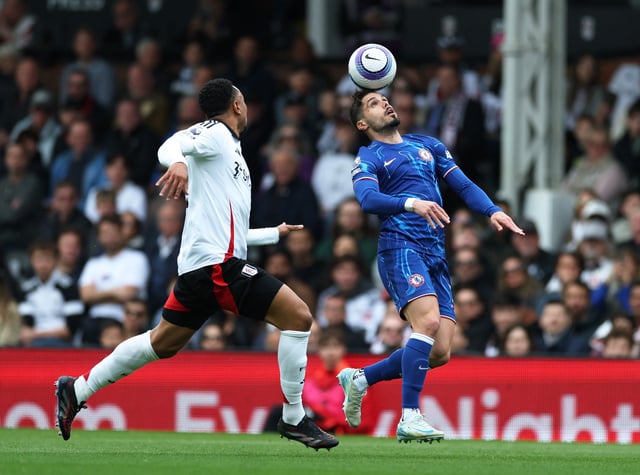 Soccer Football - Premier League - Fulham v Chelsea - Craven Cottage, London, Britain - April 20, 2025 Chelsea's Pedro Neto in action REUTERS/Hannah Mckay EDITORIAL USE ONLY. NO USE WITH UNAUTHORIZED AUDIO, VIDEO, DATA, FIXTURE LISTS, CLUB/LEAGUE LOGOS OR 'LIVE' SERVICES. ONLINE IN-MATCH USE LIMITED TO 120 IMAGES, NO VIDEO EMULATION. NO USE IN BETTING, GAMES OR SINGLE CLUB/LEAGUE/PLAYER PUBLICATIONS. PLEASE CONTACT YOUR ACCOUNT REPRESENTATIVE FOR FURTHER DETAILS..