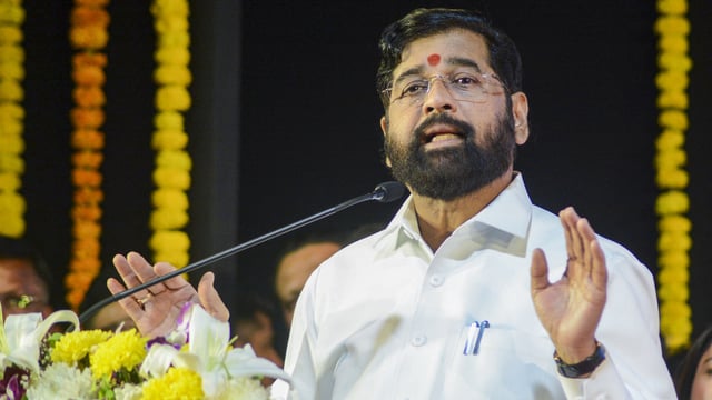 Maharashtra deputy CM Eknath Shinde.