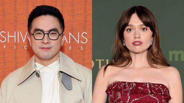 Bowen Yang and Aimee Lou Wood