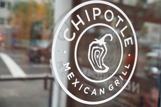 The logo of Chipotle Mexican Grill is seen at the Chipotle Next Kitchen in Manhattan, New York, U.S., June 28, 2018.  REUTERS/Shannon Stapleton