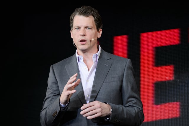 Greg Peters, co-CEO of Netflix, says low-cost ad plans give company more resilience. Photo: Akio Kon/Bloomberg via Getty Images