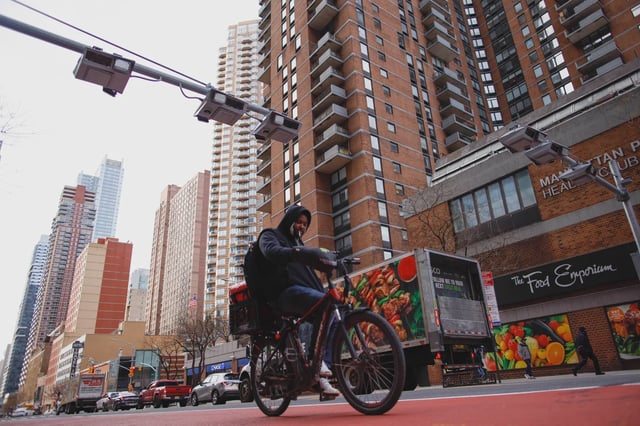 Camera readers like these are used to collect the MTA's congestion pricing tolls, which charge a $9 daytime fee for most drivers to enter Manhattan south of 60th Street.