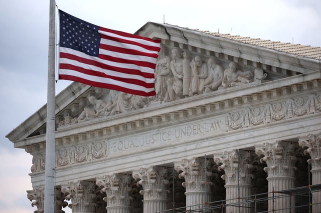 The U.S. Supreme Court is shown March 17, 2025 in Washington, DC.