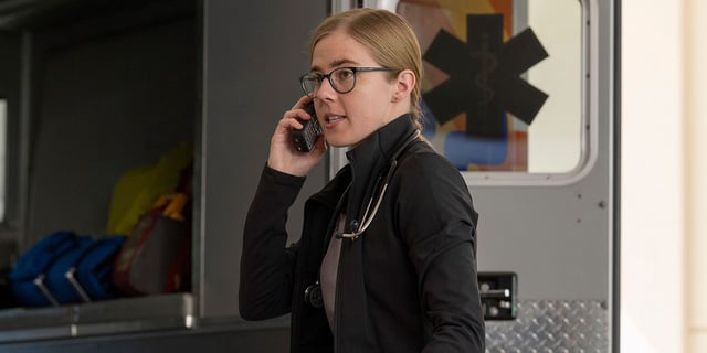 Taylor Dearden as Mel in The Pitt.