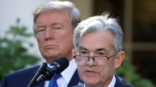 Stock market plunges into crisis amid Trump vs Powell battle