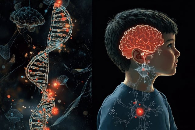 As the tandem repeat expands in the DMPK gene, the research team, including collaborators at the University of Florida and Adam Mickiewicz University (Poland), found its altered RNA binds to a protein that is involved in gene splicing regulation during brain development. Credit: Neuroscience News