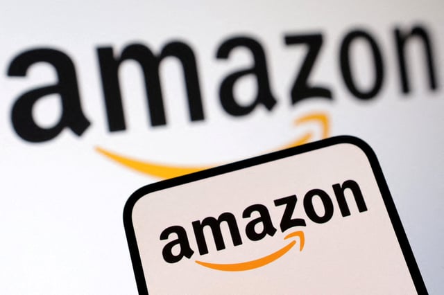 Amazon logo is seen in this illustration taken February 11, 2025. REUTERS/Dado Ruvic/Illustration/File Photo