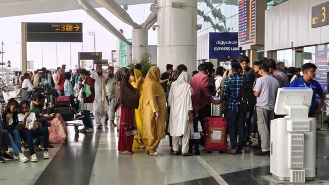 T1 of Indira Gandhi International Airport last week. (Vipin Kumar/HT Photo)
