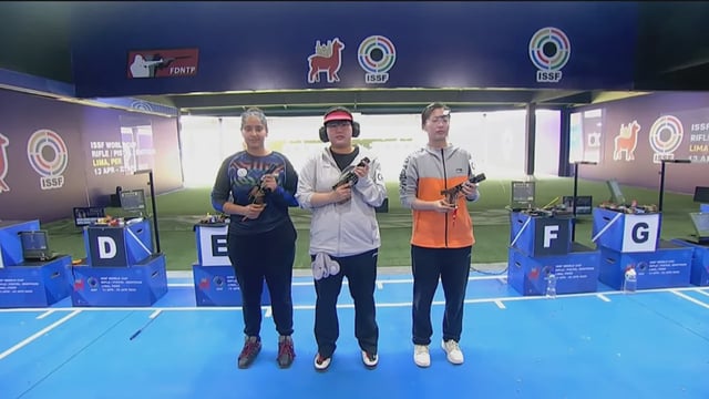 ISSF World Cup: Simranpreet Kaur wins silver in women’s 25m pistol/Credit: NRAI