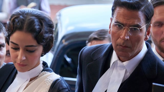 Kesari Chapter 2 worldwide box office collection day 4: Ananya Panday and Akshay Kumar in a still from the film.