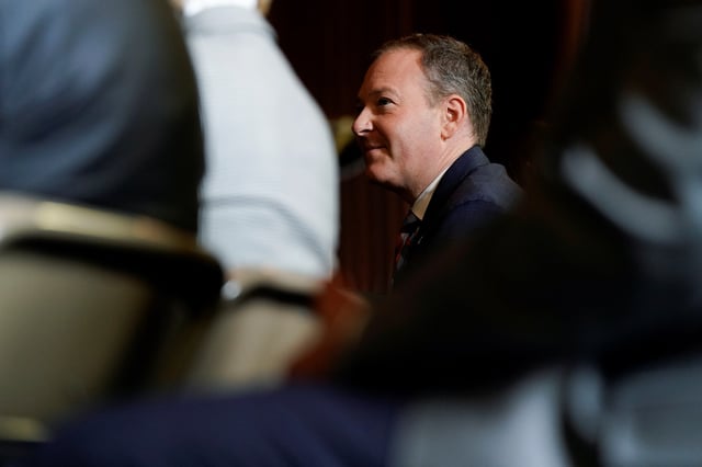 EPA Administrator Lee Zeldin attends a signing ceremony with members of the West Virginia Congressional Delegation at the EPA headquarters in Washington, D.C., U.S., February 18, 2025. REUTERS/Kent Nishimura/File Photo