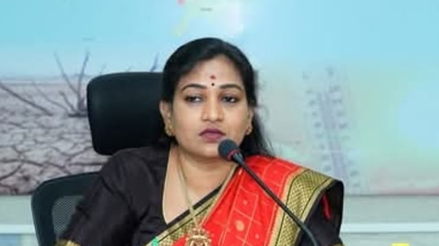 Andhra Pradesh home minister Vangalapudi Anitha slammed the YSRCP regime after the arrest of former intelligence chief PSR Anajaneyulu