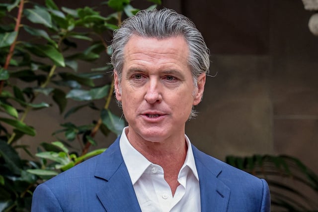 Gavin Newsom on March 26, 2025. in Los Angeles.