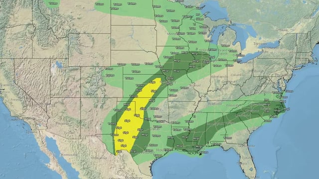 WPC Convective Outlook for Wednesday, April 23, 2025