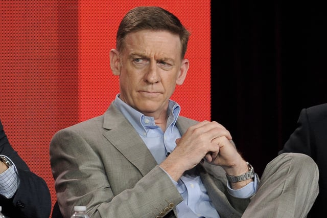 FILE - Bill Owens takes part in a panel discussion at the Showtime Winter TCA Tour at the Langham Huntington Hotel on Saturday, Jan. 12, 2013, in Pasadena, Calif. 