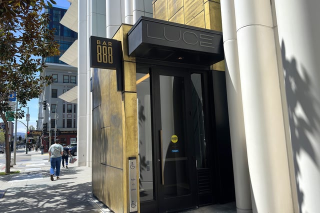 Luce, inside San Francisco’s InterContinental Hotel, has quietly closed its doors after 17 years. 