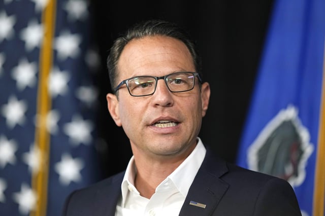 Pennsylvania Gov. Josh Shapiro during a news conference in Philadelphia, on July 30, 2024.