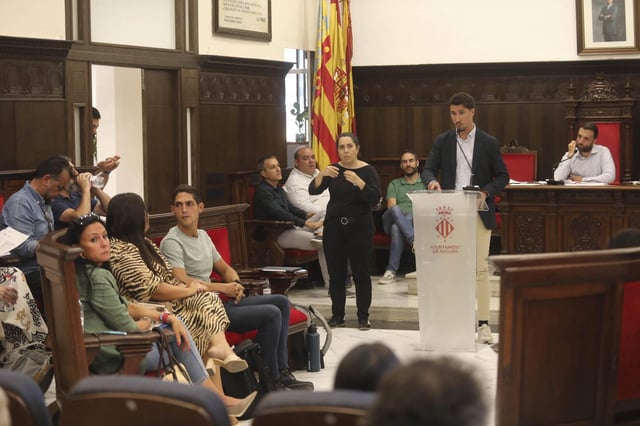 Toni Iborra durante una intervención en el pleno.