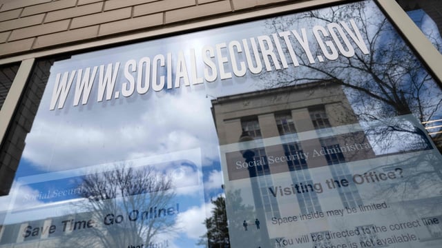(Image for representation) A Social Security Administration (SSA) office in Washington, DC, March 26, 2025. (Photo by SAUL LOEB / AFP)