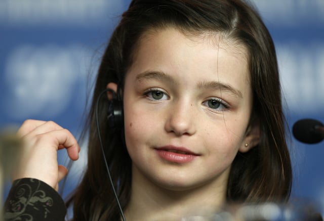 Sophie Nyweide during a press conference for the competition movie &#34;Mammoth&#34; at the Berlinale in Berlin, Germany, Sunday, Feb. 8, 2009.