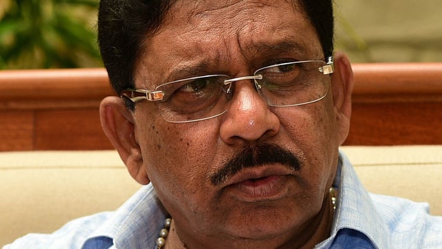 Karnataka home minister G Parameshwara. 