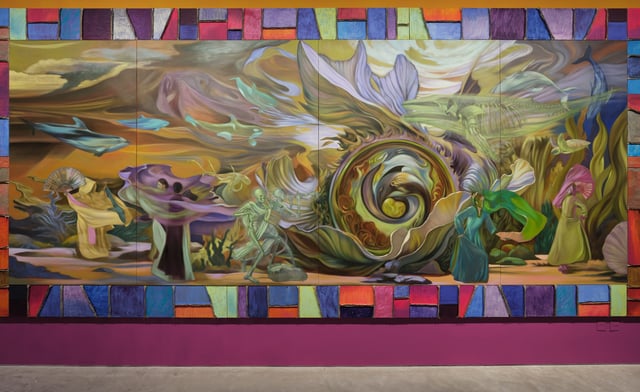Zadie Xa with Benito Mayor Vallejo, ‘Moonlit Confessions Across Deep Sea Echoes: Your Ancestors Are Whales, and Earth Remembers Everything’, 2025. Installation view