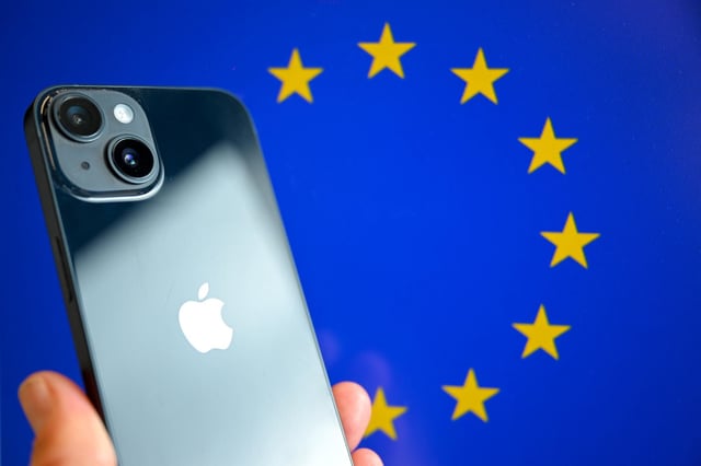 L’UE a annoncé avoir infligé des amendes à Apple et Meta, mercredi 23 avril 2025, pour des infractions à la concurrence. Photo d’illustration.