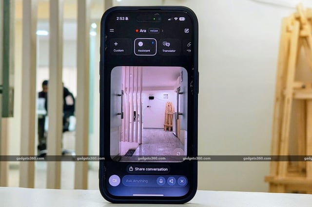 Multilingual audio and real-time search are only available to SuperGrok users on Android