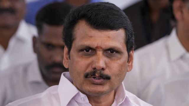 Tamil Nadu minister V Senthil Balaji has been told to decide by Monday whether he wanted to continue as a minister and get his bail order cancelled (PTI)
