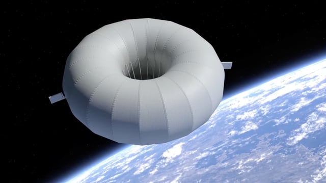 An artist's render of the Phoenix spacecraft.