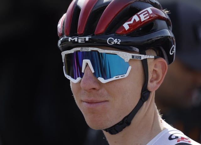 Cycling - Tour de France - UAE Team Emirates Practice - Koge, Denmark - June 29, 2022 UAE Team Emirates' Tadej Pogacar during practice REUTERS/Gonzalo Fuentes