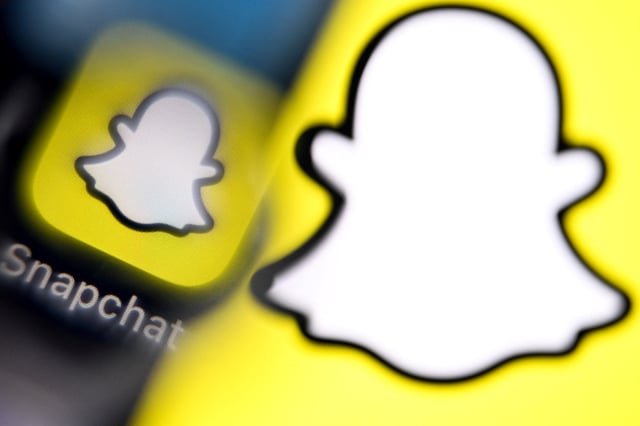 Stock image: A photo taken on November 27, 2024 shows the logo of US online messenger Snapchat on a smartphone screen in Frankfurt am Main, western Germany.