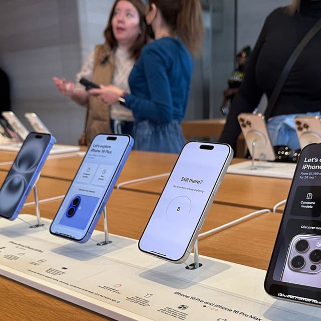 These are iPhone 16s, but hey, someday we'll have photos of the iPhone 17 to use.