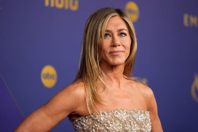 Jennifer Aniston at the 2024 Primetime Emmy Awards in Los Angeles.