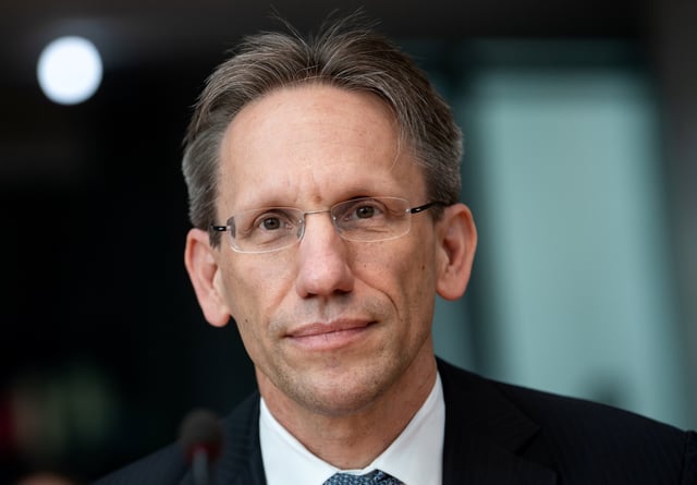 Deputy Finance Minister Joerg Kukies arrives for questioning by a German federal parliament committee investigating the payment systems provider Wirecard scandal in Berlin, Germany, April 21, 2021.     Bernd von Jutrczenka/Pool via REUTERS