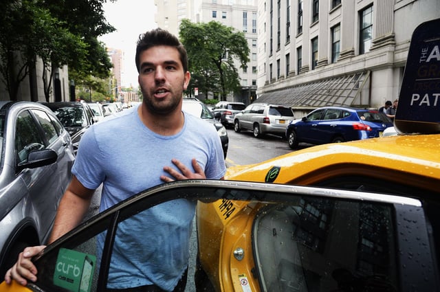 Billy McFarland leaves Manhattan Federal Court in New York, on July 1, 2017.