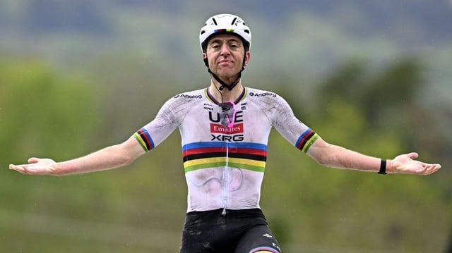 Pogacar’s victory added to his one-day successes in Flanders and at Strade Bianche this year
