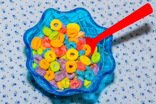 A bowl of Froot Loops on May 22, 2024. 