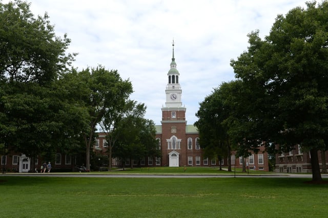 Dartmouth College in Hanover, New Hampshire on July 30, 2014.