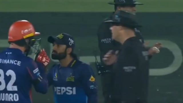 Colin Munro and Mohammad Rizwan were involved in a heated clash after NZ batter's chucking accusation at Iftikhar Ahmed