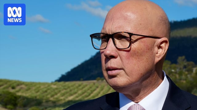 Dutton election campaign Tasmania