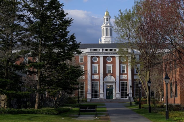 The campus of Harvard University in Cambridge, Massachusetts, on April 15.