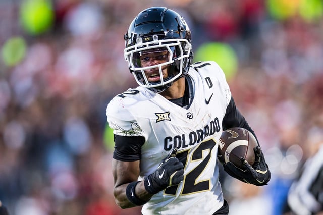 On both offense and defense, Hunter has become a star with the Colorado Buffaloes.