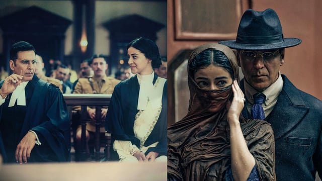 Akshay Kumar and Ananya Panday in Kesari Chapter 2