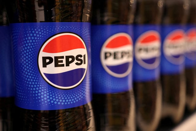 Bottles of Pepsi are displayed on a shelf in a supermarket in Sarajevo, Bosnia and Herzegovina October 29, 2024. REUTERS/Dado Ruvic/File Photo