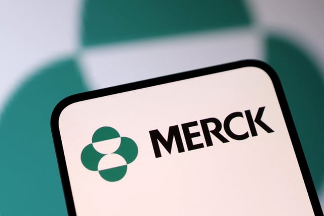 Merck logo is seen in this illustration taken March 26, 2025. REUTERS/Dado Ruvic/Illustration