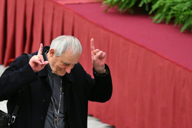 Cardinal Matteo Maria Zuppi is in third or fourth place on several lists on the growing papal betting market